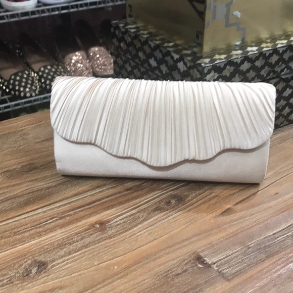 Lulu Townsend Handbags - Champagne Colored Evening Clutch